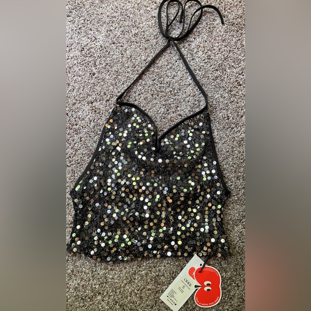 Small sparkly top from Cider.